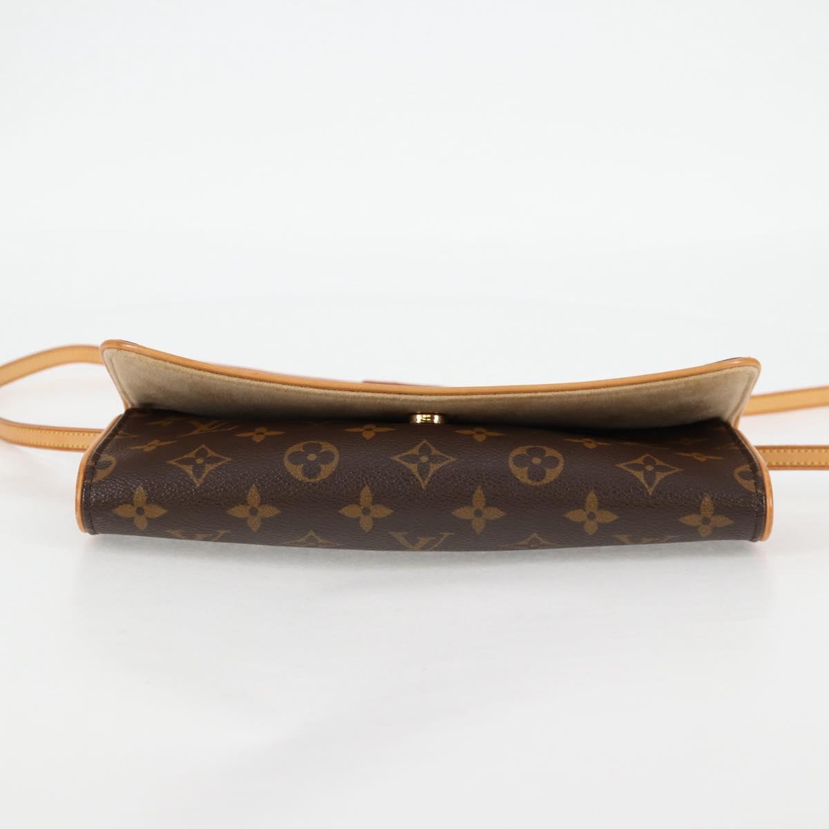 LOUIS VUITTON Monogram Pochette Twin GM Shoulder Bag M51852 LV Auth 127965V