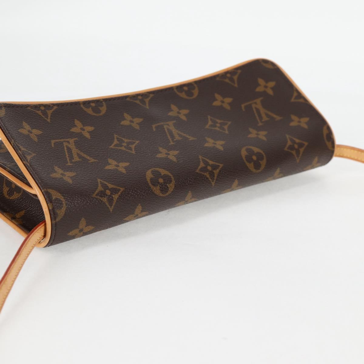 LOUIS VUITTON Monogram Pochette Twin GM Shoulder Bag M51852 LV Auth 127965V