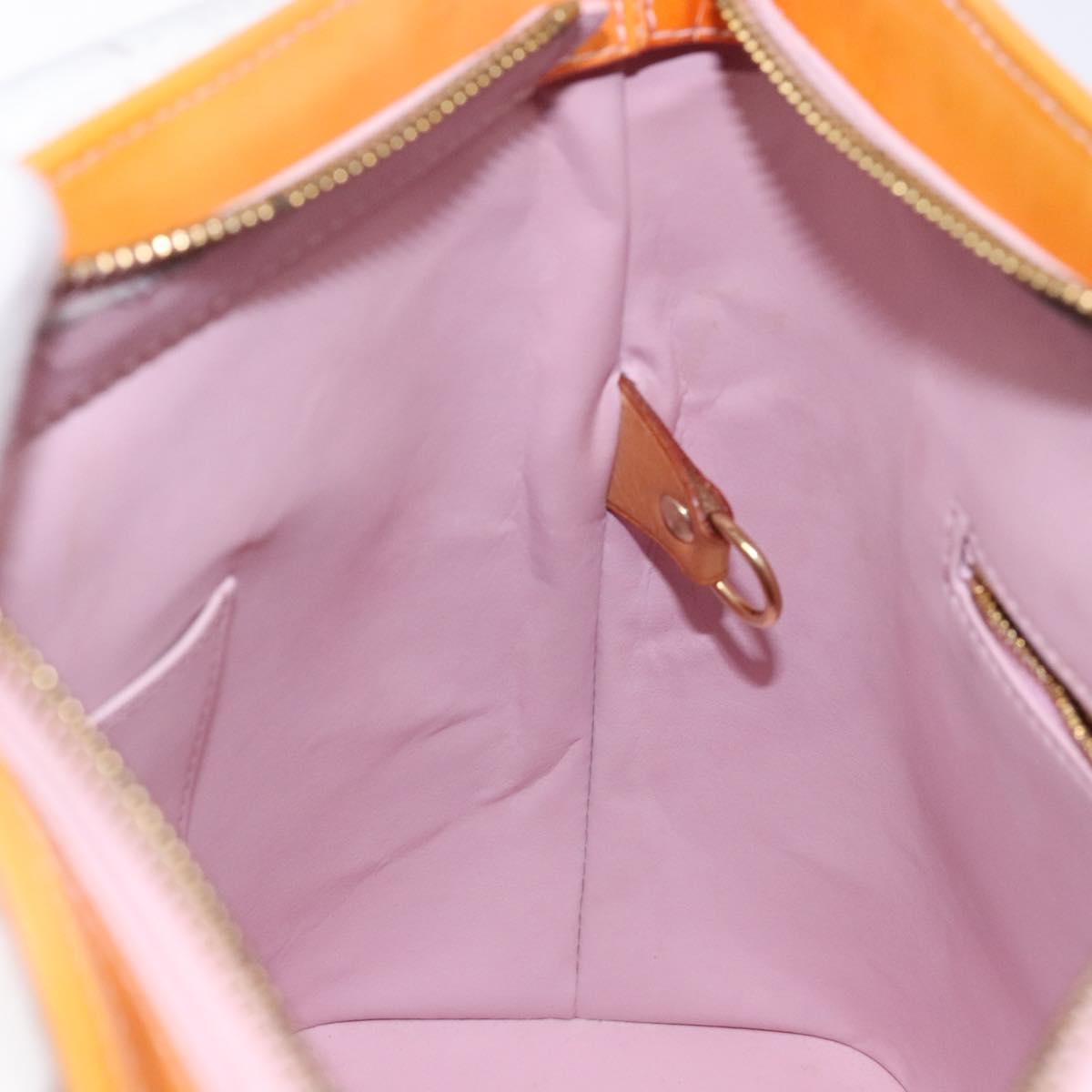 LOUIS VUITTON Monogram Vernis Houston Bag Marshmallow Pink M91302 LV Auth 127969