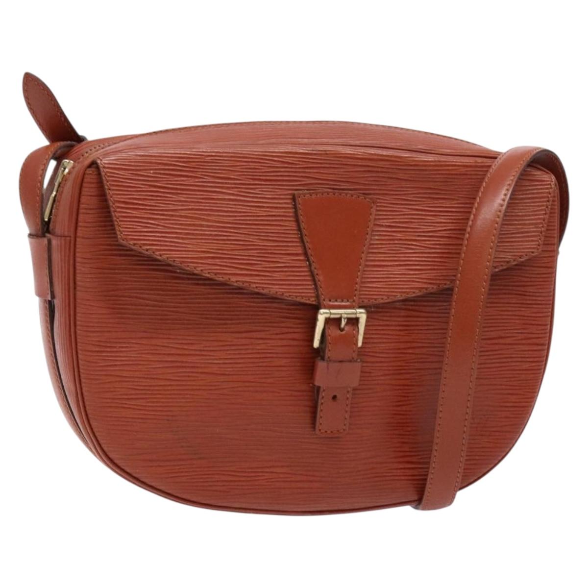 LOUIS VUITTON Epi Jeune FilleMM Shoulder Bag Brown M52153 LV Auth 127970