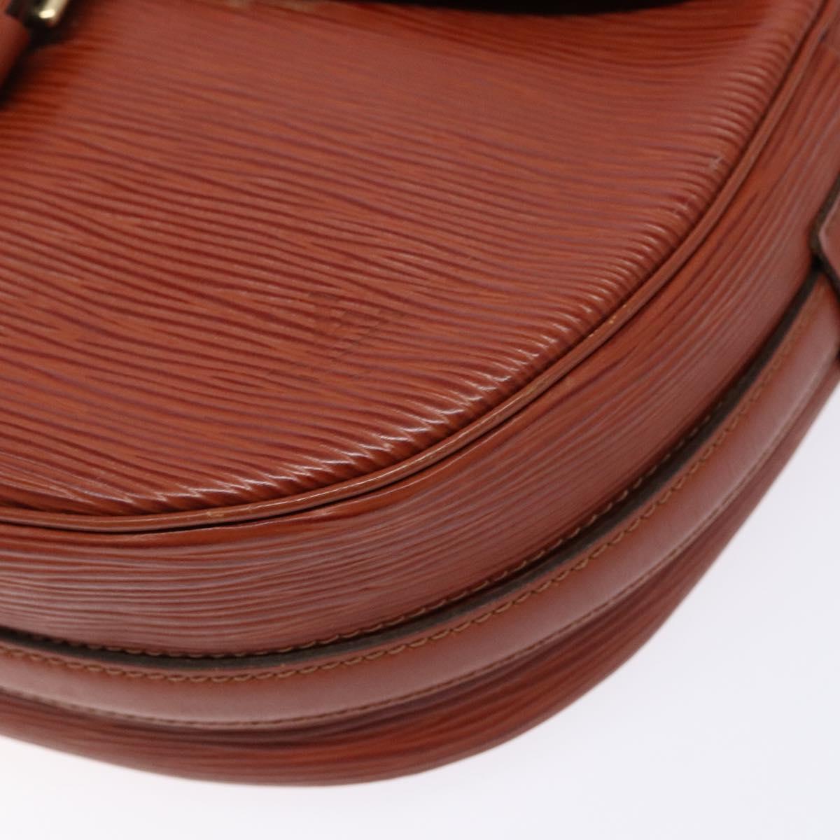 LOUIS VUITTON Epi Jeune FilleMM Shoulder Bag Brown M52153 LV Auth 127970