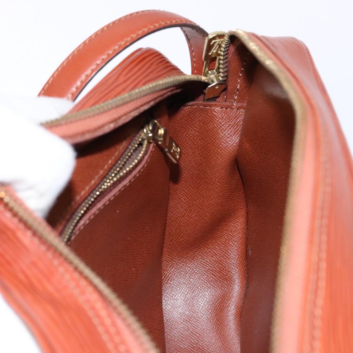 LOUIS VUITTON Epi Jeune FilleMM Shoulder Bag Brown M52153 LV Auth 127970
