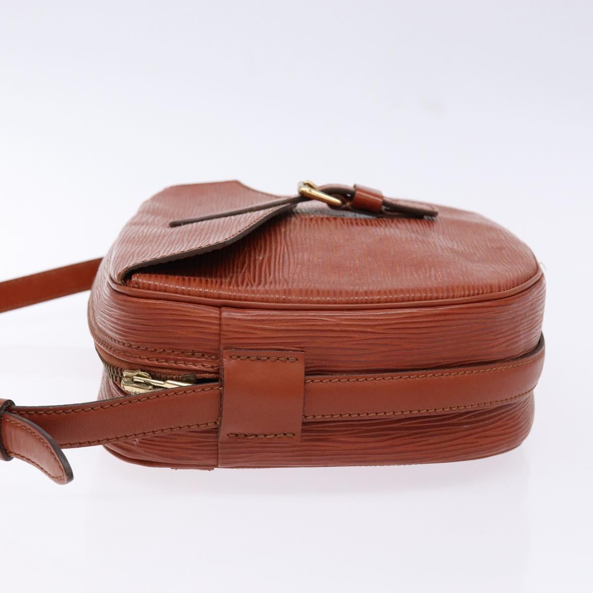 LOUIS VUITTON Epi Jeune FilleMM Shoulder Bag Brown M52153 LV Auth 127970