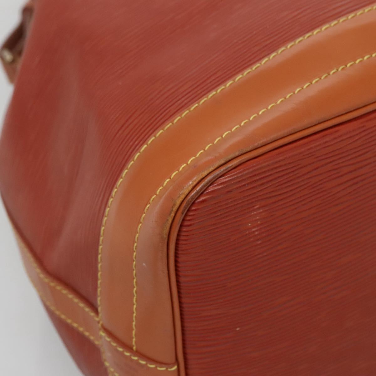 LOUIS VUITTON Epi Noe Shoulder Bag Kenya Brown M44003 LV Auth 127974