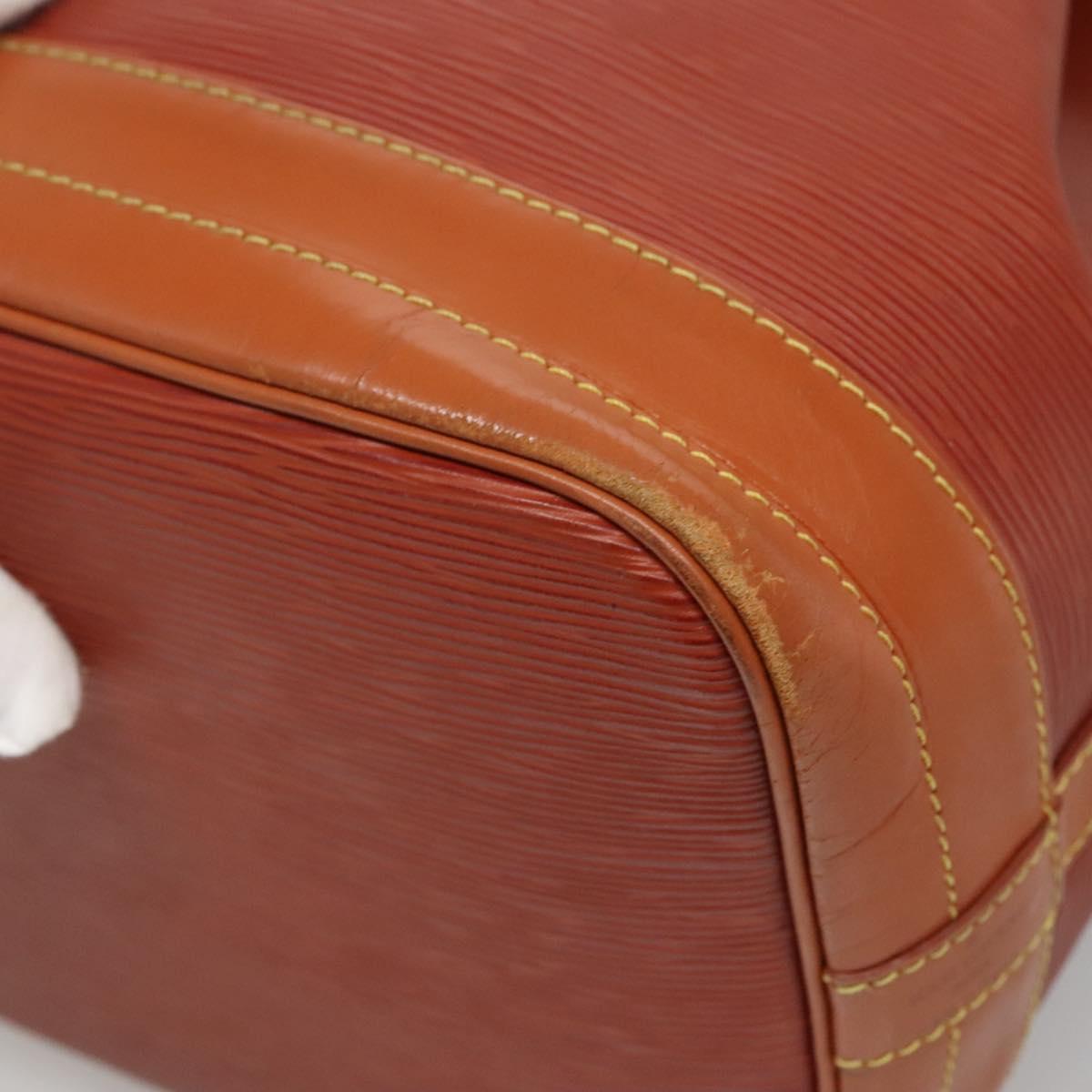 LOUIS VUITTON Epi Noe Shoulder Bag Kenya Brown M44003 LV Auth 127974