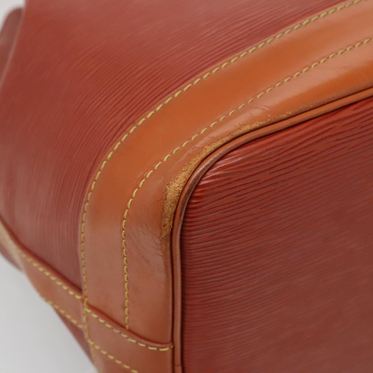 LOUIS VUITTON Epi Noe Shoulder Bag Kenya Brown M44003 LV Auth 127974