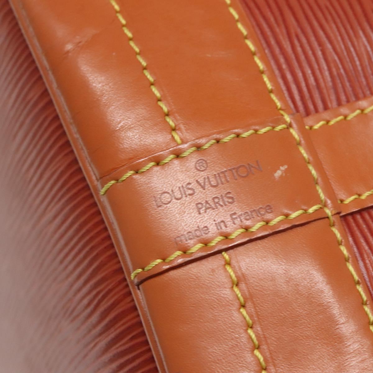 LOUIS VUITTON Epi Noe Shoulder Bag Kenya Brown M44003 LV Auth 127974