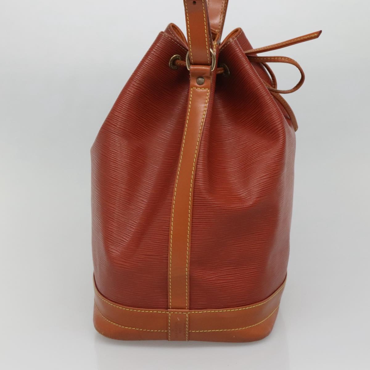 LOUIS VUITTON Epi Noe Shoulder Bag Kenya Brown M44003 LV Auth 127974