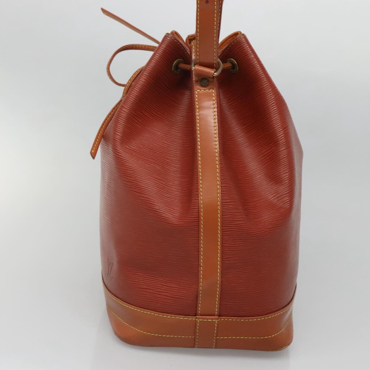 LOUIS VUITTON Epi Noe Shoulder Bag Kenya Brown M44003 LV Auth 127974