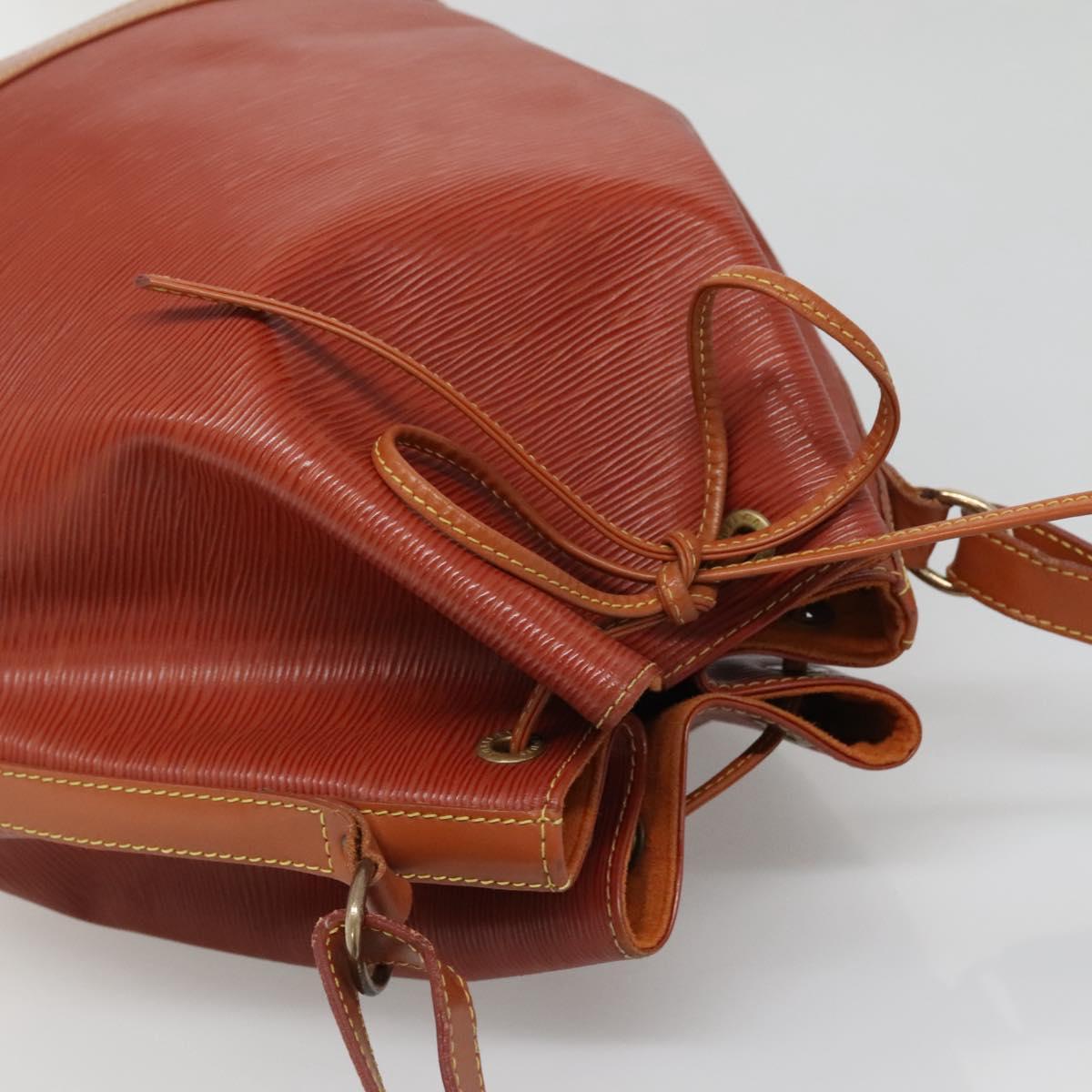 LOUIS VUITTON Epi Noe Shoulder Bag Kenya Brown M44003 LV Auth 127974