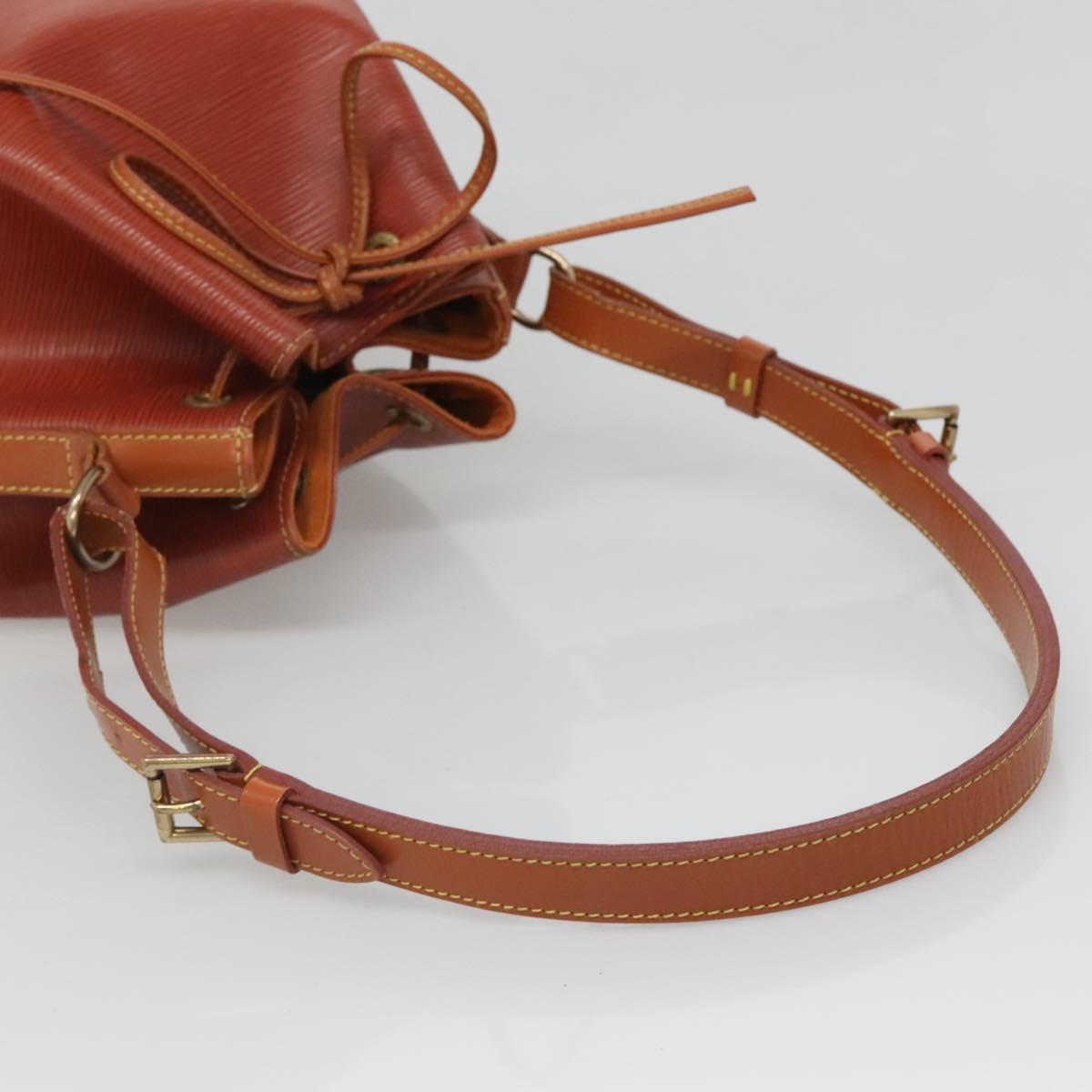 LOUIS VUITTON Epi Noe Shoulder Bag Kenya Brown M44003 LV Auth 127974