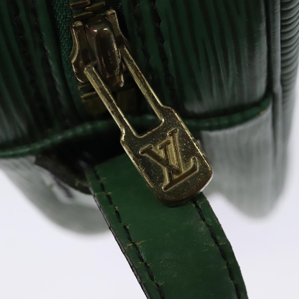 LOUIS VUITTON Epi Jeune Fille MM Shoulder Bag Green M52154 LV Auth 127978
