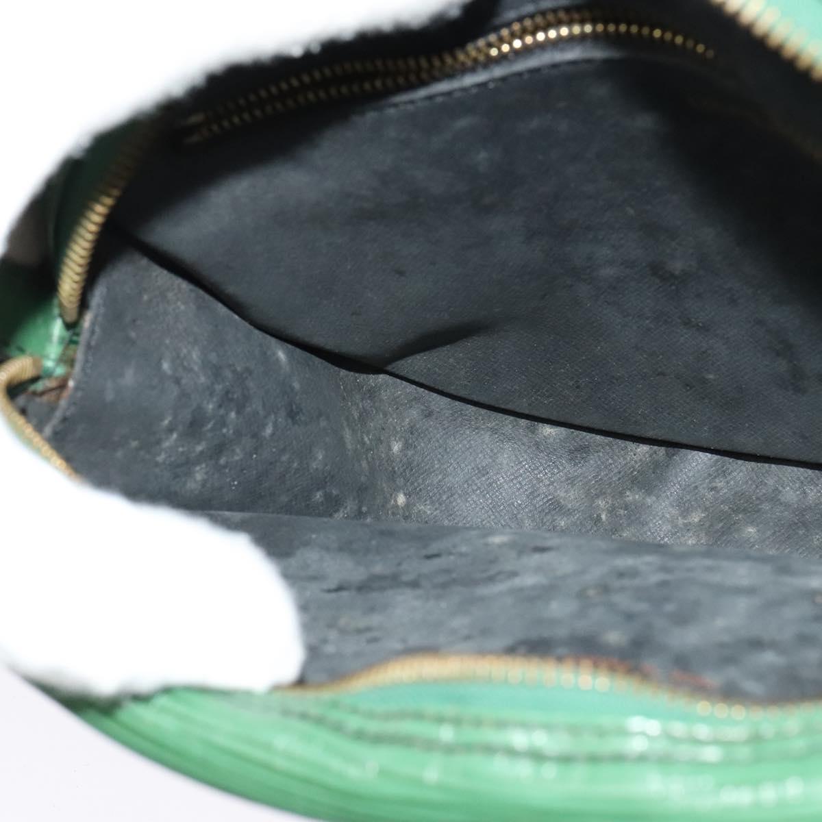 LOUIS VUITTON Epi Jeune Fille MM Shoulder Bag Green M52154 LV Auth 127978
