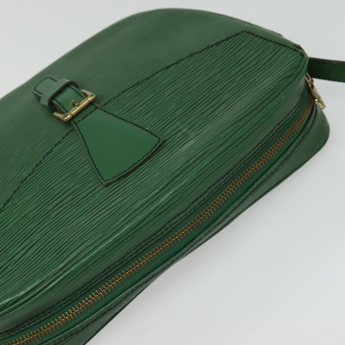 LOUIS VUITTON Epi Jeune Fille MM Shoulder Bag Green M52154 LV Auth 127978