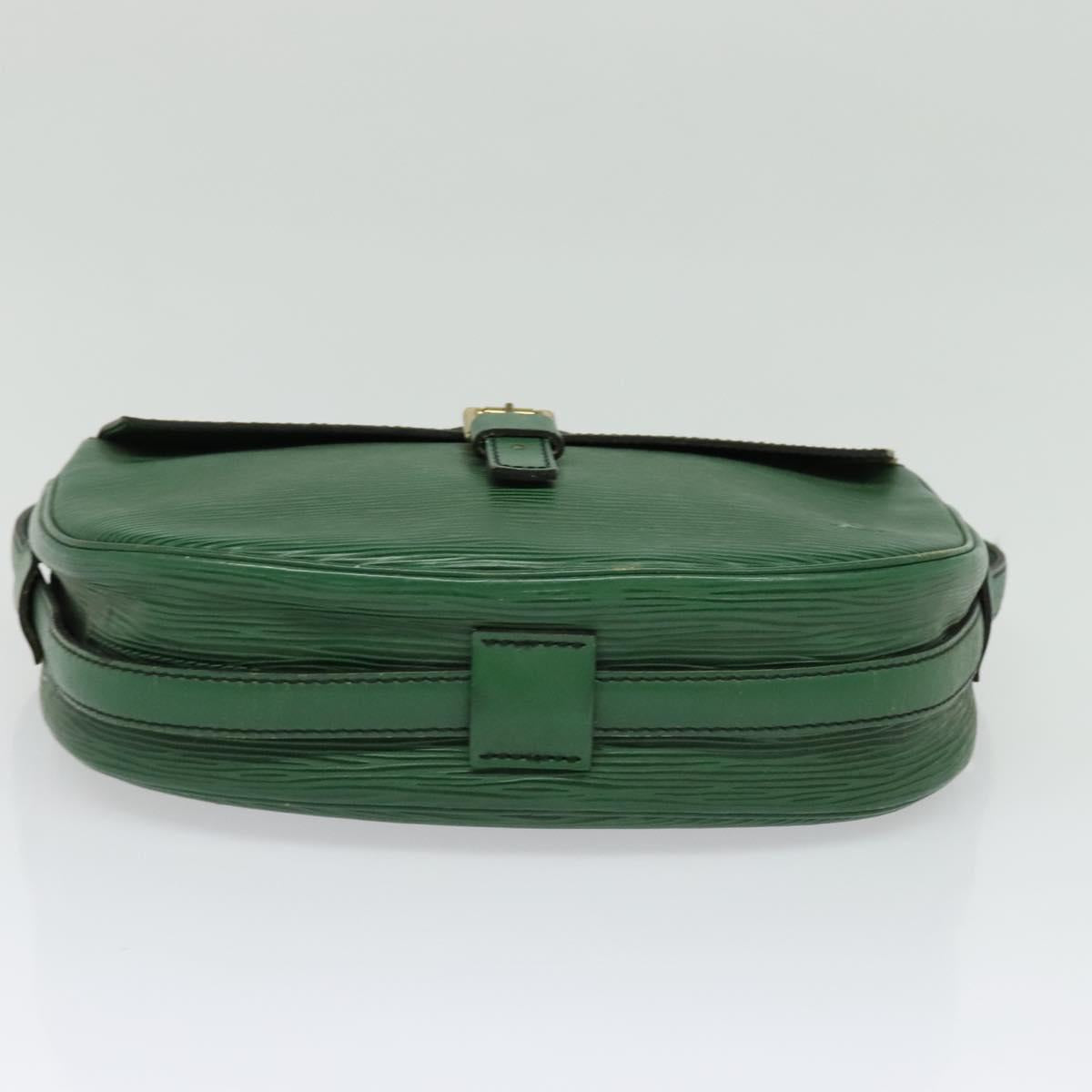 LOUIS VUITTON Epi Jeune Fille MM Shoulder Bag Green M52154 LV Auth 127978