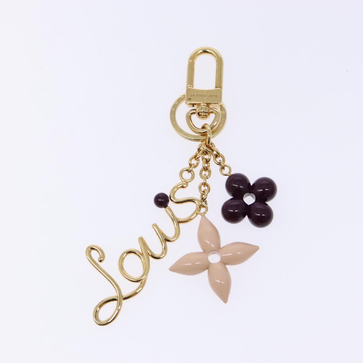 LOUIS VUITTON Louis Wire Charm metal Gold M78613 LV Auth 127984M