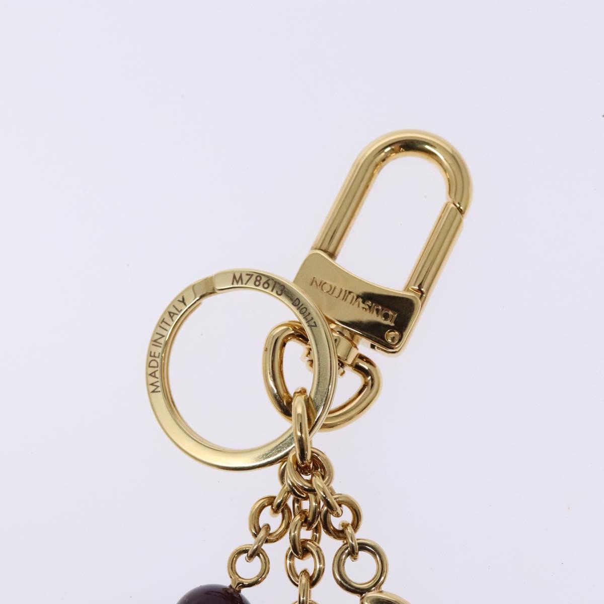 LOUIS VUITTON Louis Wire Charm metal Gold M78613 LV Auth 127984M