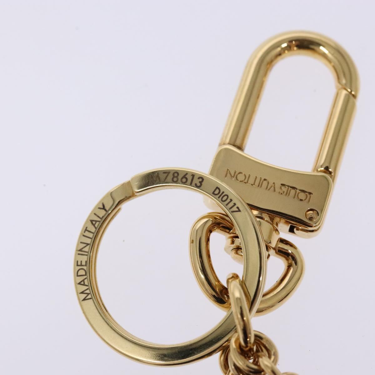 LOUIS VUITTON Louis Wire Charm metal Gold M78613 LV Auth 127984M