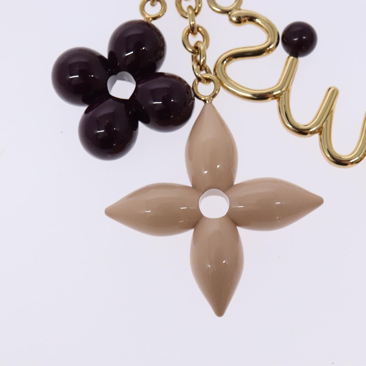 LOUIS VUITTON Louis Wire Charm metal Gold M78613 LV Auth 127984M