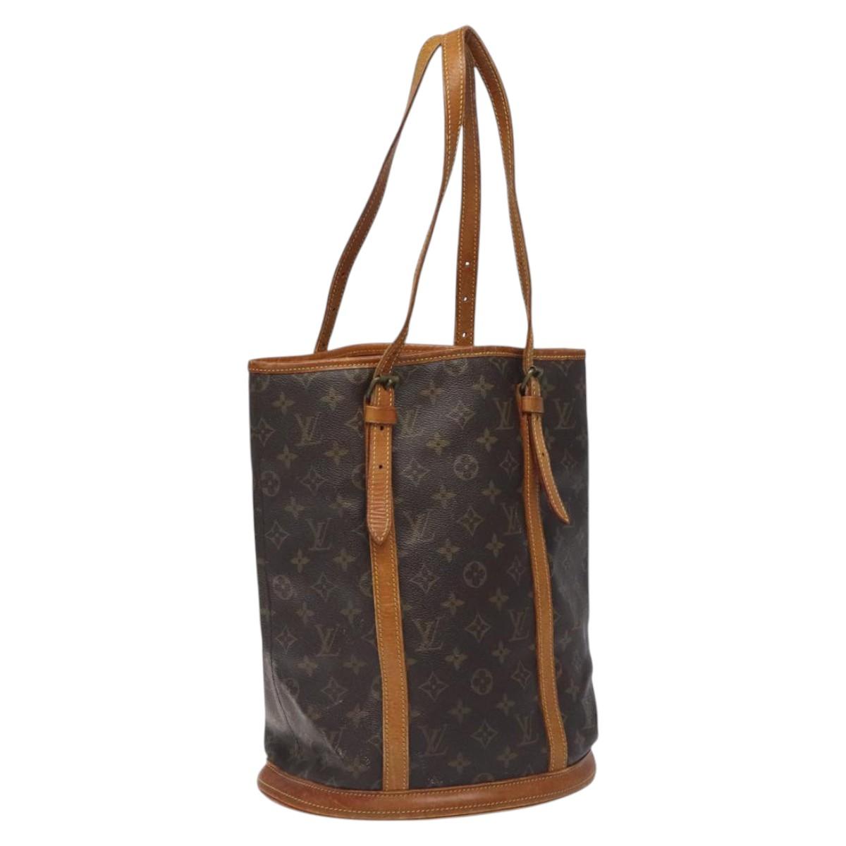 LOUIS VUITTON Monogram Bucket GM Shoulder Bag Vintage M42236 LV Auth 128001