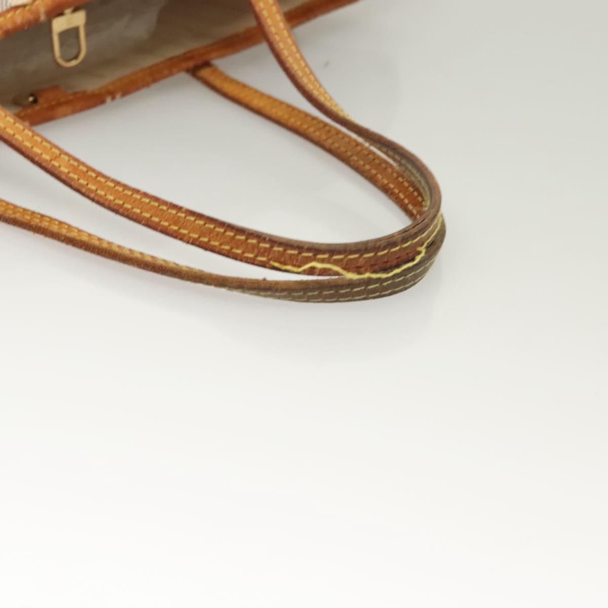 LOUIS VUITTON Damier Azur Neverfull PM Tote Bag N41362 LV Auth 128010