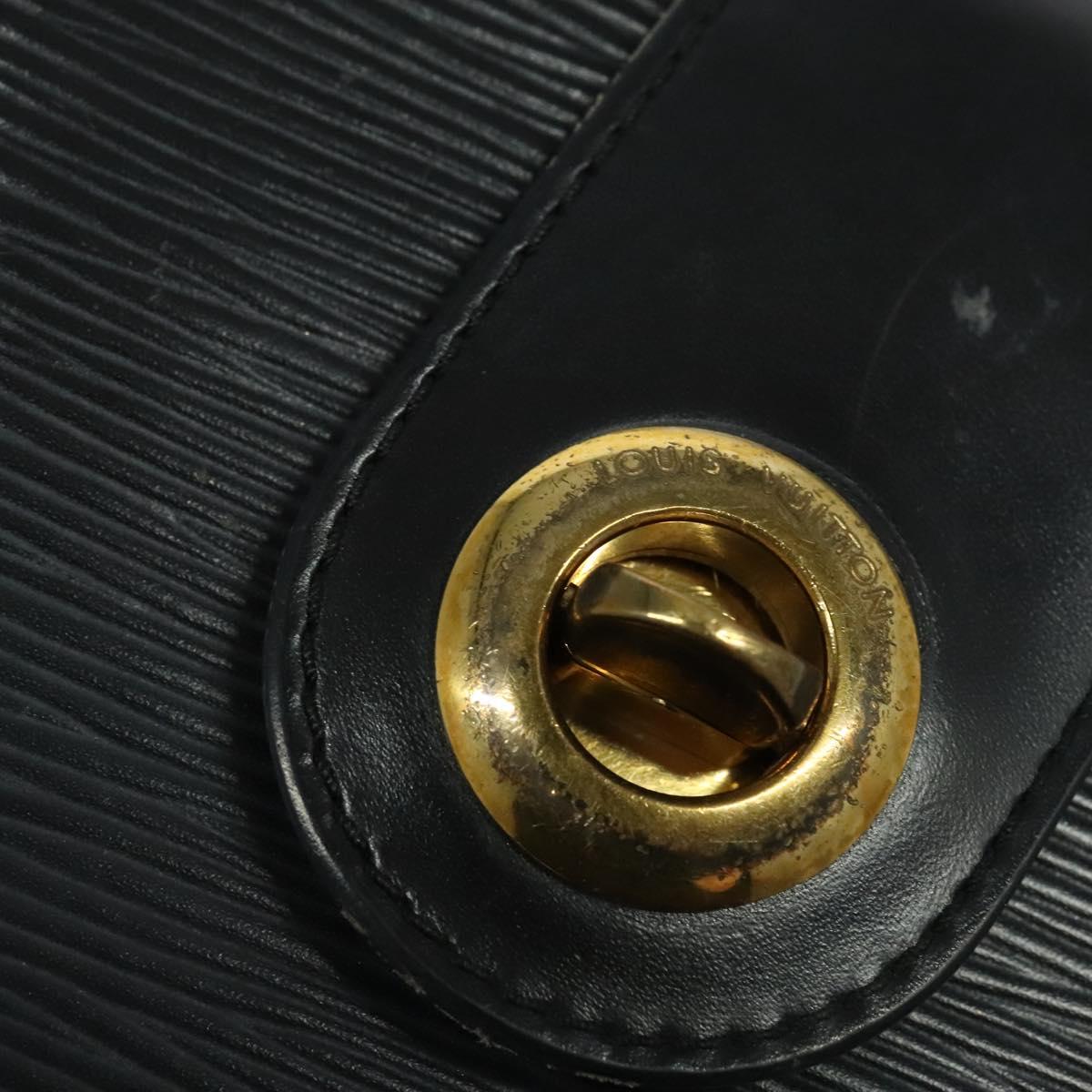 LOUIS VUITTON Epi Cluny Shoulder Bag Black M52252 LV Auth 128080