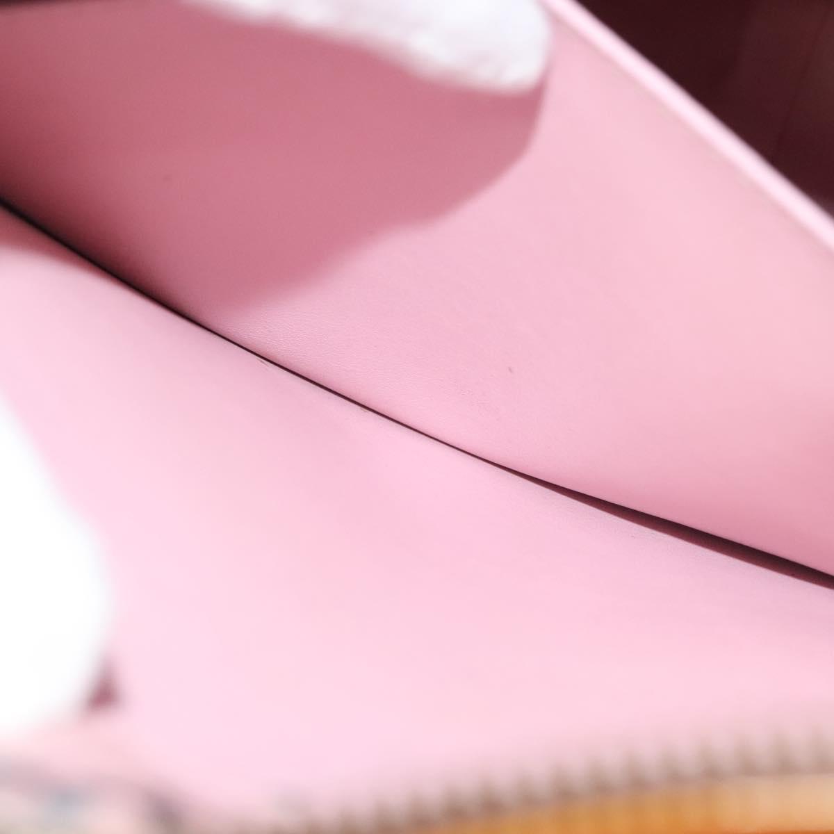 LOUIS VUITTON Monogram Vernis Columbus Bag Marshmallow Pink M91032 Auth 128089