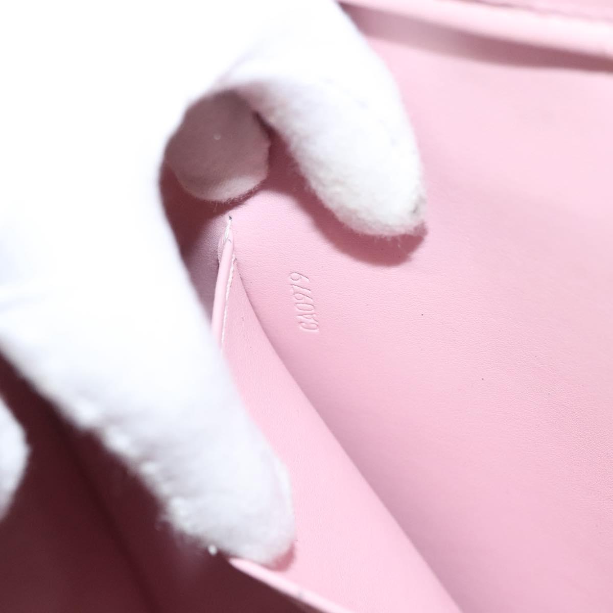 LOUIS VUITTON Monogram Vernis Columbus Bag Marshmallow Pink M91032 Auth 128089