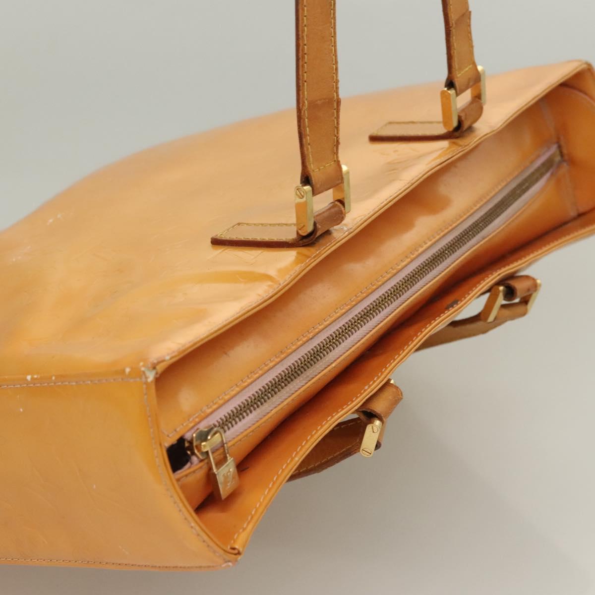 LOUIS VUITTON Monogram Vernis Columbus Bag Marshmallow Pink M91032 Auth 128089