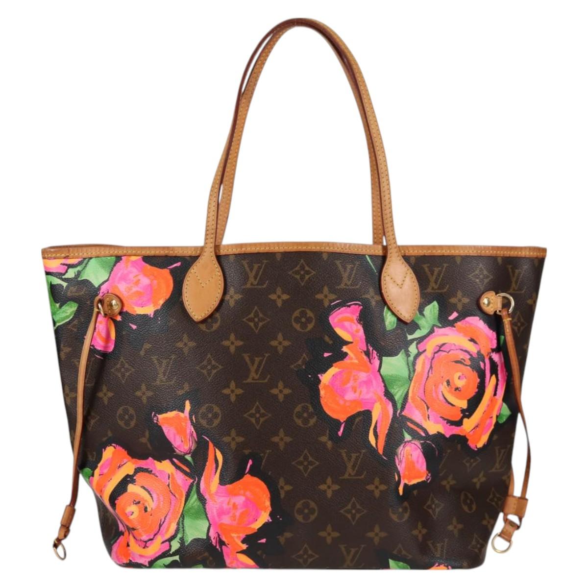 LOUIS VUITTON Monogram Rose Neverfull MM Tote Bag M48613 LV Auth 128091V