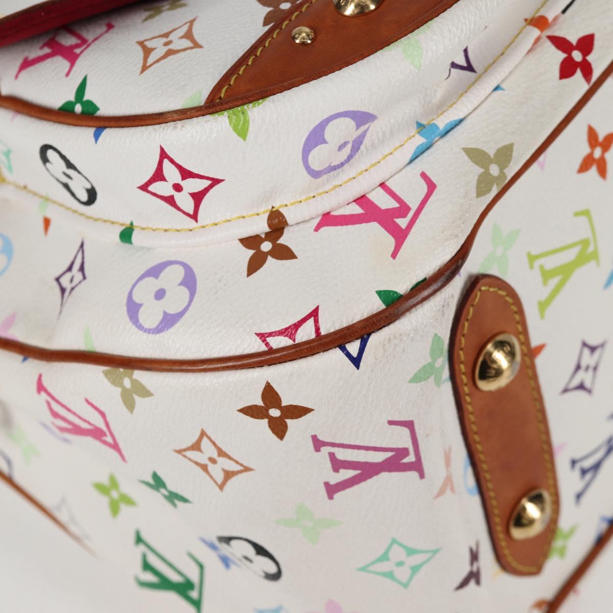 LOUIS VUITTON Monogram Multicolor Rita Bag 2way White M40125 LV Auth 128116V