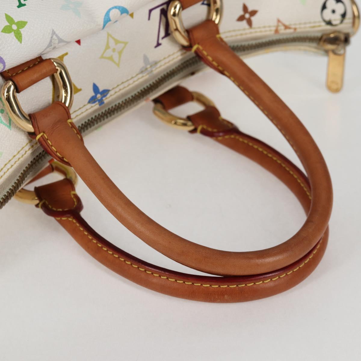 LOUIS VUITTON Monogram Multicolor Rita Bag 2way White M40125 LV Auth 128116V