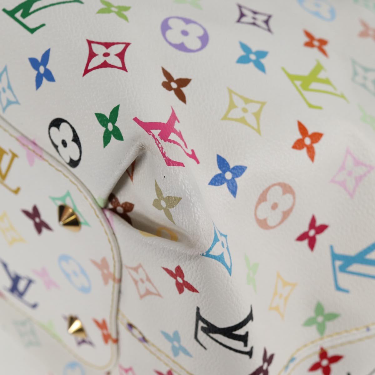 LOUIS VUITTON Monogram Multicolor Annie GM Tote Bag White M40303 LV Auth 128117V