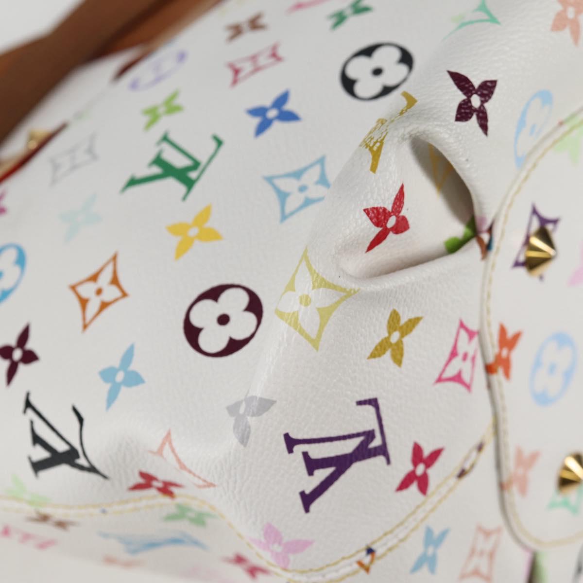 LOUIS VUITTON Monogram Multicolor Annie GM Tote Bag White M40303 LV Auth 128117V