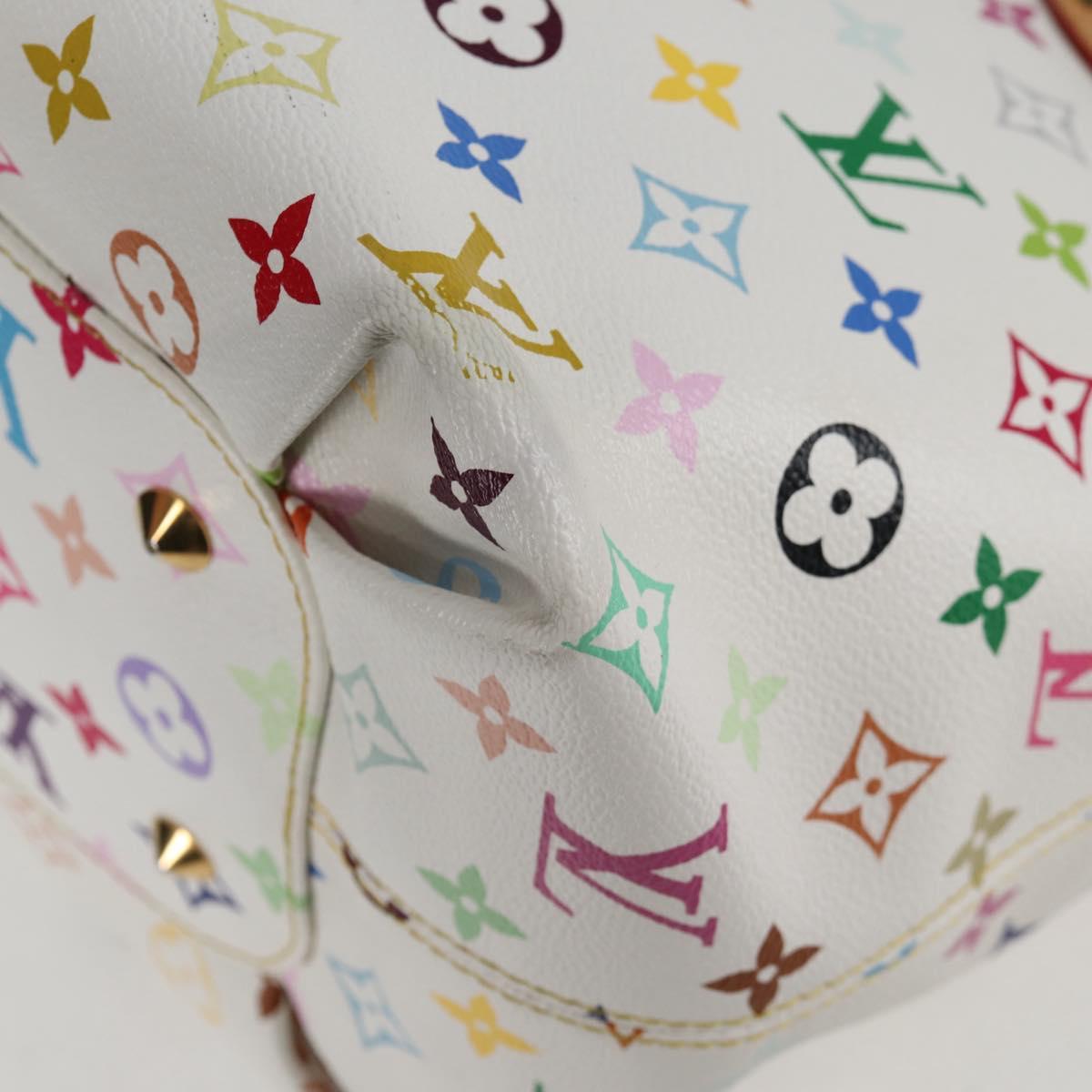 LOUIS VUITTON Monogram Multicolor Annie GM Tote Bag White M40303 LV Auth 128117V