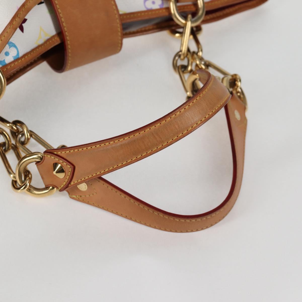LOUIS VUITTON Monogram Multicolor Annie GM Tote Bag White M40303 LV Auth 128117V