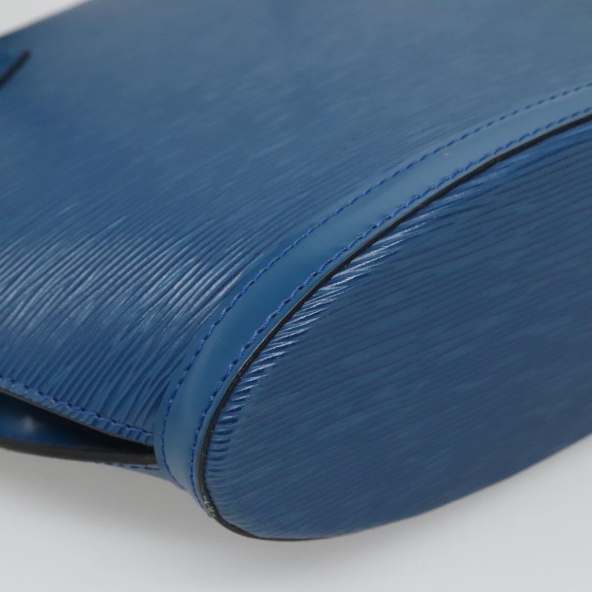 LOUIS VUITTON Epi Saint Jacques Shoulder Bag Blue M52275 LV Auth 128130