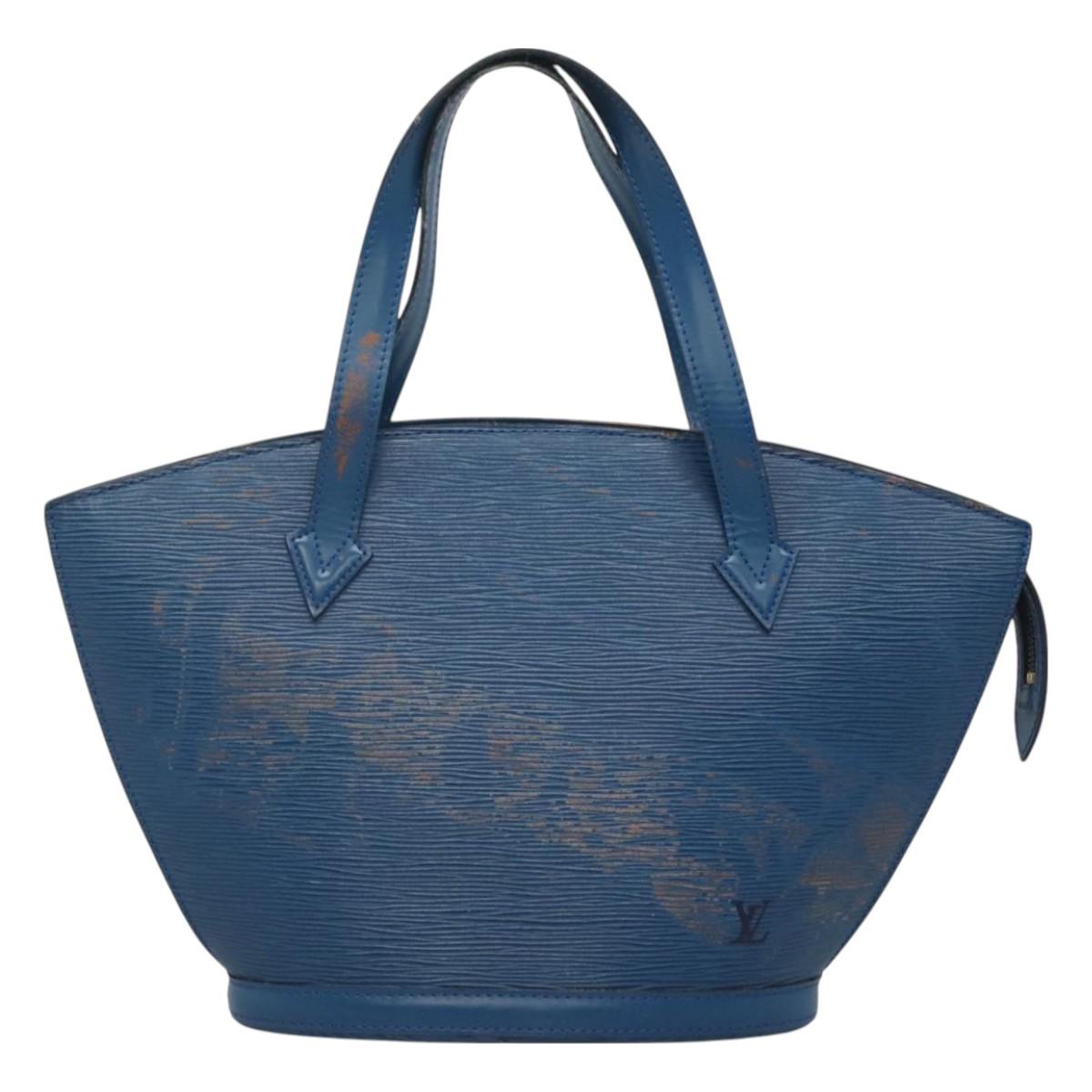 LOUIS VUITTON Epi Saint Jacques Shoulder Bag Blue M52275 LV Auth 128130