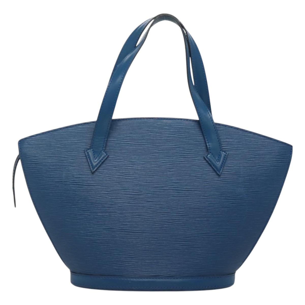 LOUIS VUITTON Epi Saint Jacques Shoulder Bag Blue M52275 LV Auth 128130