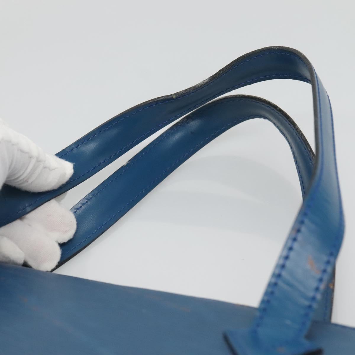 LOUIS VUITTON Epi Saint Jacques Shoulder Bag Blue M52275 LV Auth 128130