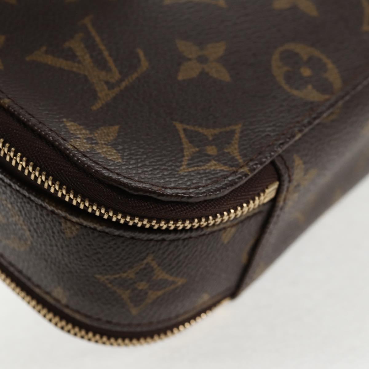 LOUIS VUITTON Monogram Trousse Blush GM Cosmetic Pouch M47505 LV Auth 128167V