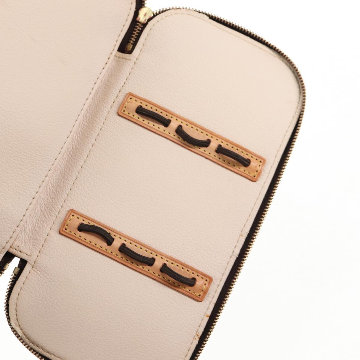 LOUIS VUITTON Monogram Trousse Blush GM Cosmetic Pouch M47505 LV Auth 128167V