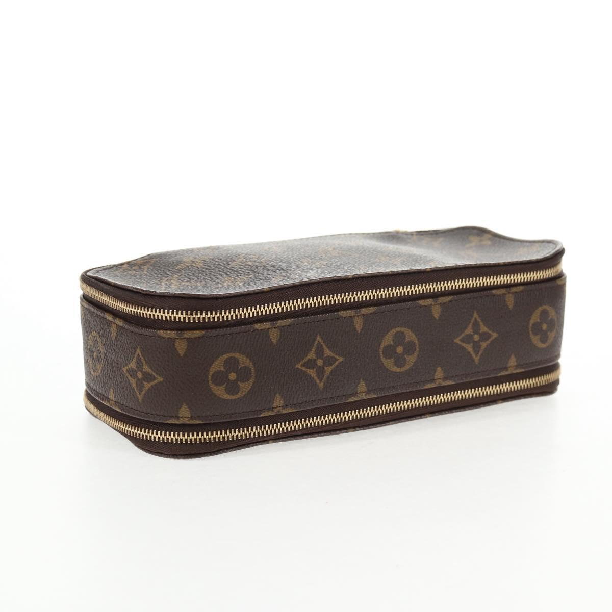 LOUIS VUITTON Monogram Trousse Blush GM Cosmetic Pouch M47505 LV Auth 128167V