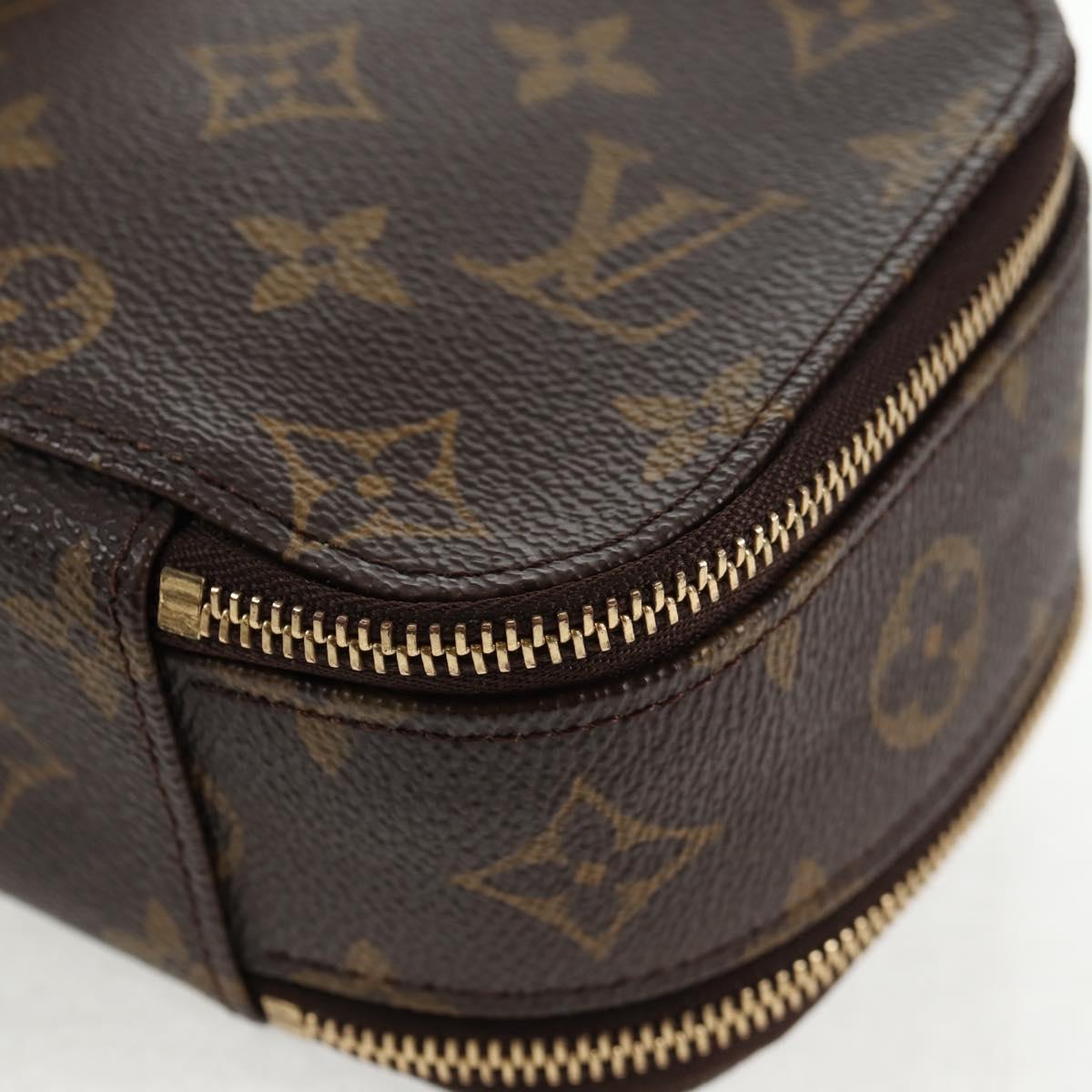 LOUIS VUITTON Monogram Trousse Blush GM Cosmetic Pouch M47505 LV Auth 128167V
