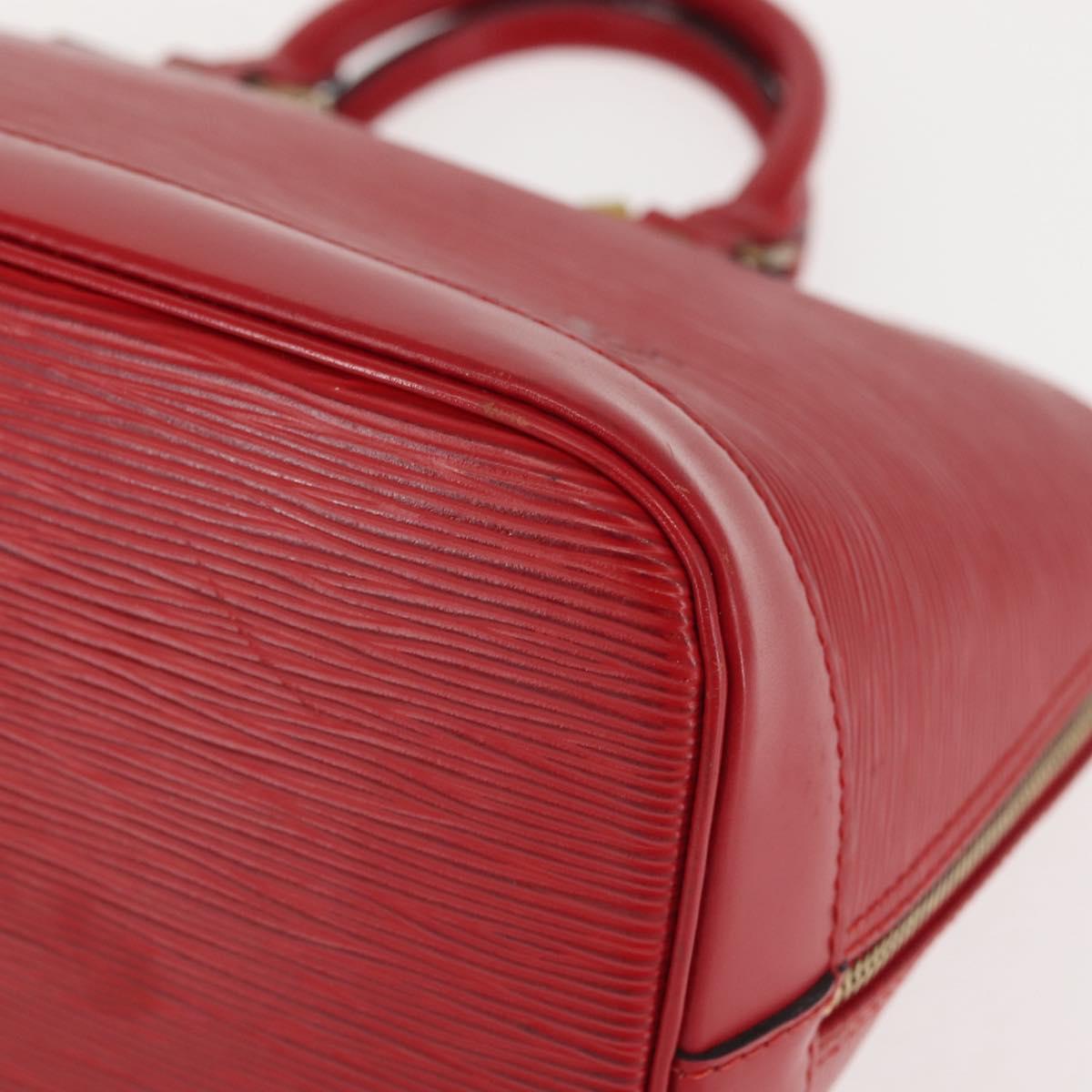 LOUIS VUITTON Epi Alma Hand Bag Castilian Red M52147 LV Auth 128172