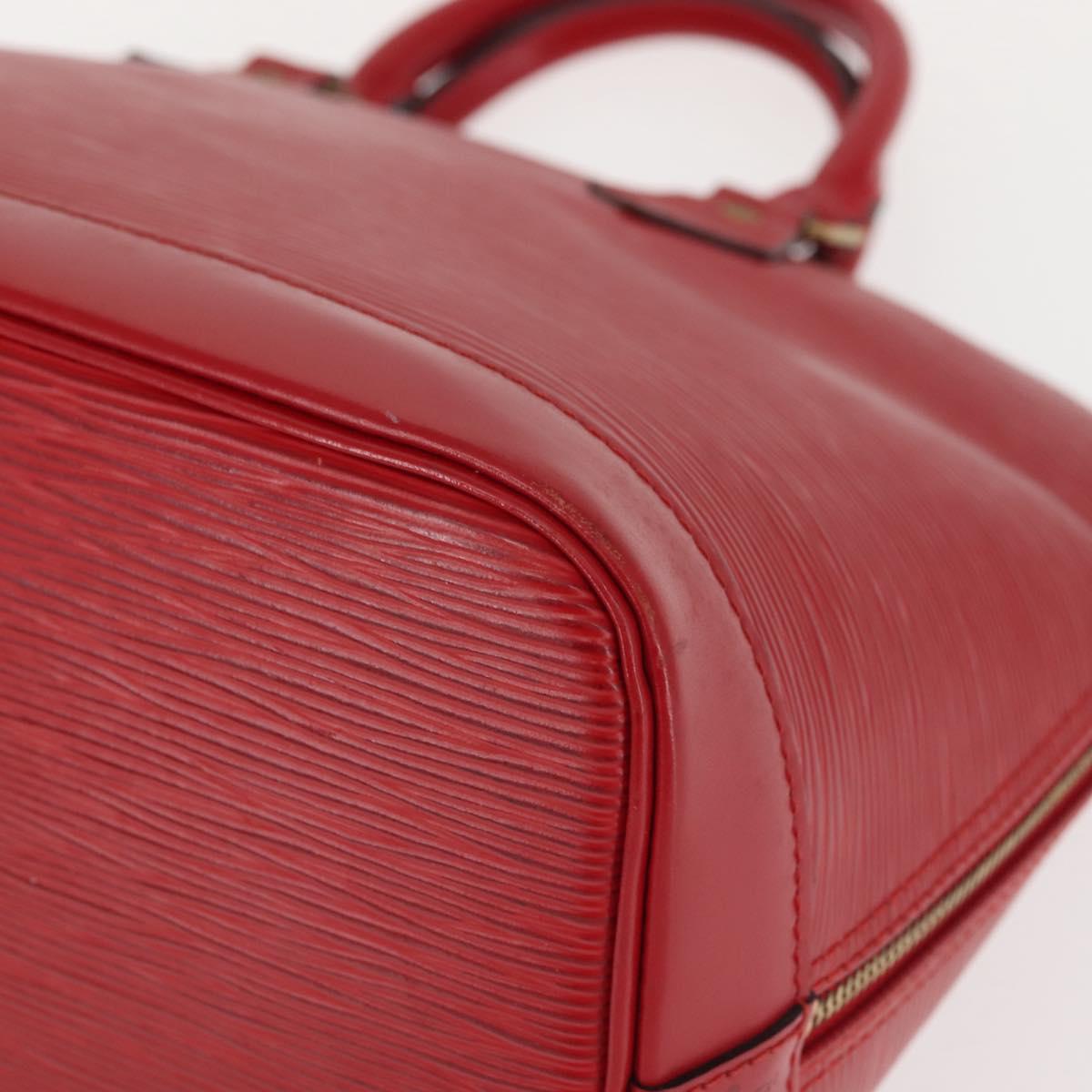 LOUIS VUITTON Epi Alma Hand Bag Castilian Red M52147 LV Auth 128172