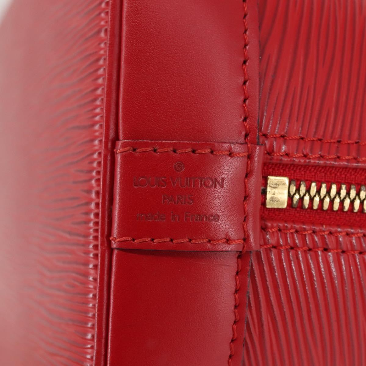 LOUIS VUITTON Epi Alma Hand Bag Castilian Red M52147 LV Auth 128172