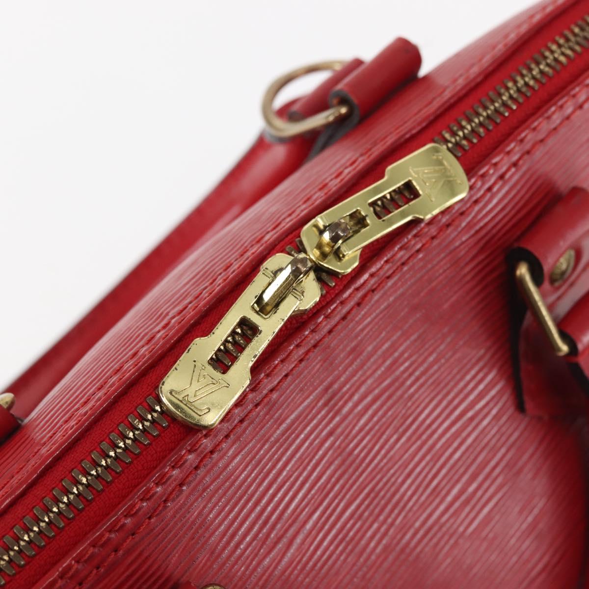LOUIS VUITTON Epi Alma Hand Bag Castilian Red M52147 LV Auth 128172