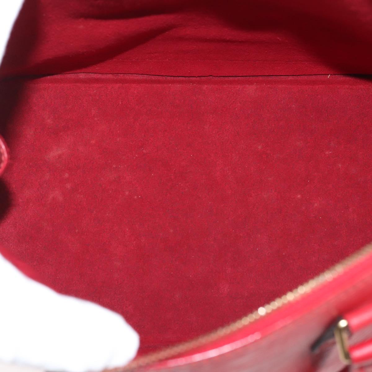 LOUIS VUITTON Epi Alma Hand Bag Castilian Red M52147 LV Auth 128172