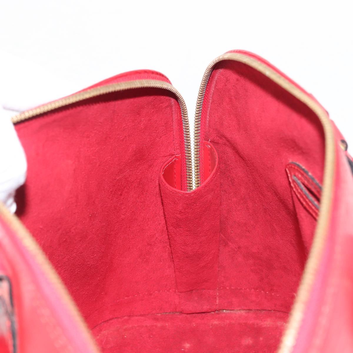 LOUIS VUITTON Epi Alma Hand Bag Castilian Red M52147 LV Auth 128172